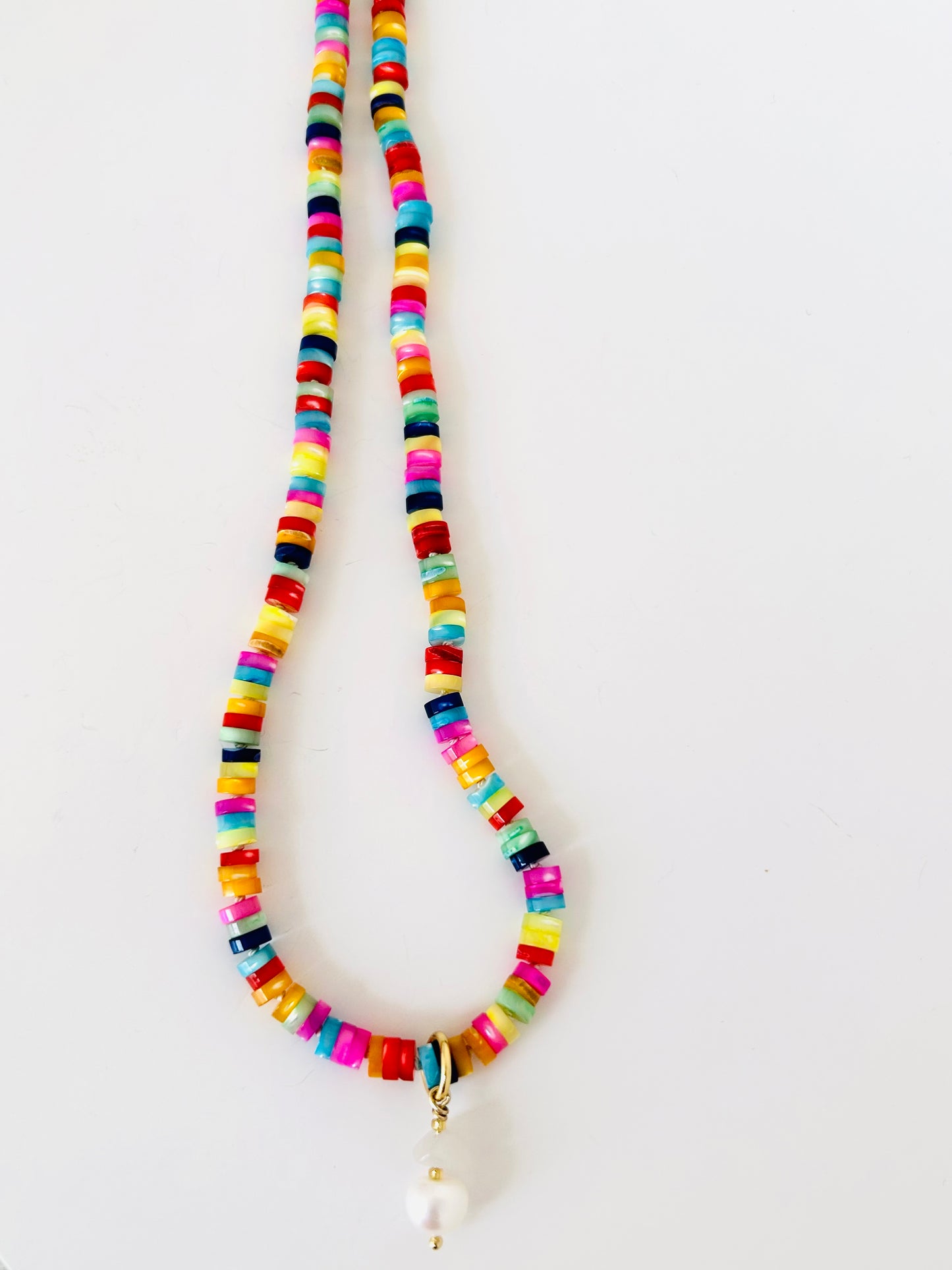 Morning Rainbow Knotted Necklace